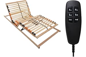 ‎BMM BMM Lattenrost 90x200 cm Fly 2-MOT – elektrisch verstellbar (2-motorig), 7 Zonen, für alle Matratzen, vormontiert, Höhe 7 cm, Made in Germany