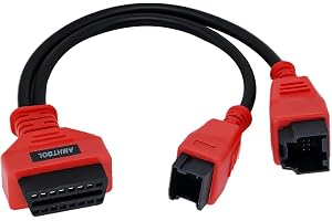 AMHTDOL 12 8 adapter för Chrysler Gateway Säkerhetsbypasskontakt för Autel Maxisys-kontakt, FCA 12 8 passar för Chrysler efte