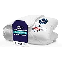 Premium dekbed, 140 x 200 cm, 4 seizoenen, 3-in-1, warm dekbed in de winter, licht in