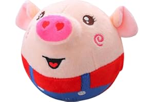 Ibuloule Topbashgo Jouet pour Chien - Balle en Peluche Active - Jouet interactif pour Chien - Balle en Peluche pour Chat et Chien