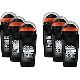 L'Oréal Men Expert Deo - Deodorante a rullo 5 in 1 contro la formazione di odori, l'umidità, i batteri e i residui bianchi pe
