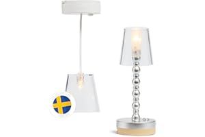 LUNDBY Dolls House Lights Battery Operated, Mini Dolls House Accessories, Small LED Floor Lamp and Ceiling Lamp, Dollhouse Furniture Set Mini LED Lights, Easy to Install, Swedish Design, 1:18, Age 4+