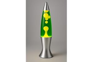 Signes Grimalt Lampe de table Lava 40 cm Vert/Jaune, métal, 40 x 10 x 10 cm