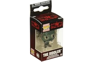 Funko Pop! Keychain: DC The Batman - The Riddler - Minifigura de Vinilo Coleccionable Llavero Original - Relleno de Calcetines - Idea de Regalo- Mercancia Oficial - Movies Fans - Minifigura