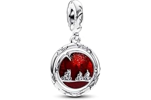 NUNUYAYA Charms Abaloriosde Cuentas Plata de Ley 925 con Circonita Cúbica Christmas Halloween Skull Pumpkin Charms Colgante Compatible con Niña Mujer Europeo Pulsera Collar