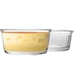 Lot de 24 petits ramequins à dessert en verre - Arts de la table
