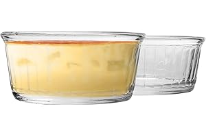 Duralex Ramequins Ovenchef en Verre - pour crèmes brèlèes/Desserts - 8,5 cm - Lot de 8