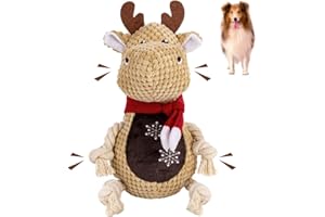 LALFPET Quietschspielzeug für Hunde, Kauspielzeug für Hunde, langlebiges, niedliches, interaktives Plüsch-Hundespielzeug mit Crinkle-Papier-Hundespielzeug für kleine, mittelgroße und große Hunde