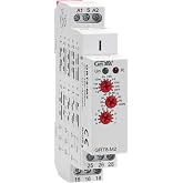 GEYA Multifunction Time Relay 16A 10 Functions AC230V 2Contacts Contact Relay (GRT8-M2,AC230V)