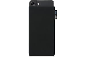 ADORE JUNE Uwielbiaj Czerwiec Klasyczny Czarny Pokrowiec ochronny Kompatybilny z Galaxy S23 Plus/Galaxy S22 Plus, Trwała Tekstylia Kieszeń z Wyświetlaczem Czyszczenie Efekt