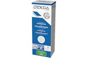 WM aquatec DEXDA Clean DC250CD03 | Nettoyant désinfectant pour réservoirs d'eau claire dans les camping-cars, bateaux etc. | élimine les saletés et le biofilm | pour réservoirs jusqu'à 160 litres