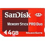 SanDisk SDMSG-004G-B46 4 GB Pro Duo Gaming Memory Stick for PlayStation PSP