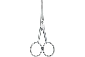 ZWILLING Tijeras para Pelo de Nariz y Oreja, Tijeras para Vello Facial, Acero Inoxidable, Mate, Premium, 105 mm