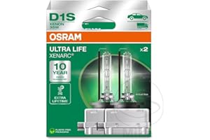 ‎OSRAM OSRAM XENARC ULTRA LIFE, D1S, Xenon-Scheinwerferlampen, Hängebox (2 Lampen), white