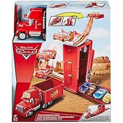 Cars Mack supercamión 1-2-3, camión de juguete (Mattel DVF39)