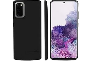 Huije Akku Hülle für Samsung Galaxy S20 5G, 4800mAh Tragbare Ladebatterie Zusatzakku Externe Handyhülle Batterie Wiederaufladbare Schutzhülle Battery Pack Power Bank Akku Case [6,2 Zoll]