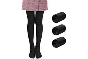 Libella 2er/3er Pack Ballett Strumpfhose für Mädchen Tanzstrumpfhose mit Fuß 80 DEN Blickdicht Mikrofaser Weiß Haut Schwarz bunte 27251 Größe 86-170