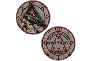 FANATTIK Silent Hill - Moneda de cabeza de pirámide de edición limitada – Recuerdos coleccionables de juego de terror – Acabado de metal premium – Artículo oficial para fanáticos