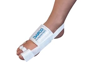 SOLACE BRACING Darco Zehenbandage, niedriges Profil, Einheitsgröße, Weiß