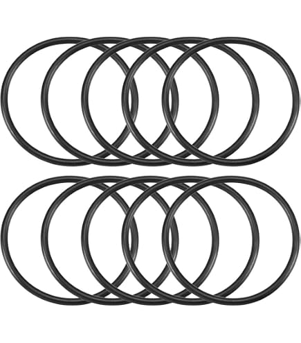 Sourcing Map 10 Stk. Nitril O-Ringe 52 Mm Außen- 46 Mm Innen- 3