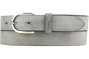 BELTINGER Damen-Gürtel aus weichem Vollrindleder Vintage-Look 3 cm | Leder-Gürtel für Damen 30mm | Schmaler Gürtel Used-Look