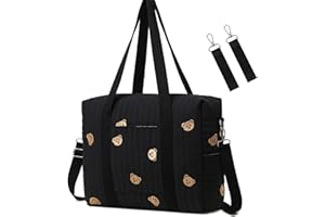 LORADI Niedliche wandelbare Wickeltasche mit Kinderwagenhaken