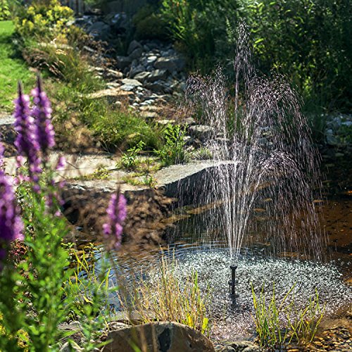 Solar Teichfilterset Profi 630 l/h Förderleistung 25 W Solarmodul Komplettset bis 2000l Gartenteich 101070 - 3