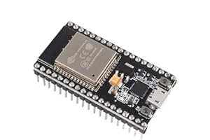 DUBEUYEW SP-Cow ESP32 ESP-32S NodeMCU-32S ESP-WROOM-32 Carte de développement 2,4 GHz WiFi et Bluetooth Dual Cores Microcontrôleur ESP-WROOM-32 Puce pour Arduino NodeMCU (38PIN,1 pcs)