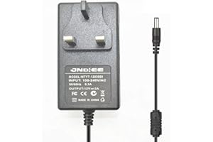 JnDee 12V AC/DC Power Supply Unit Adaptor Transformer for CCTV System or LED Strips (12V 3A)