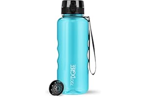720°DGREE Bottiglia d'Acqua “uberBottle“ +Setaccio Frutta - 350ml, 500ml, 650ml, 1l, 1,5l - Tritan Senza-BPA, Prova Perdite - Il Borraccia Sportiva, Fitness, Ciclismo, Palestra, Scuola, Università