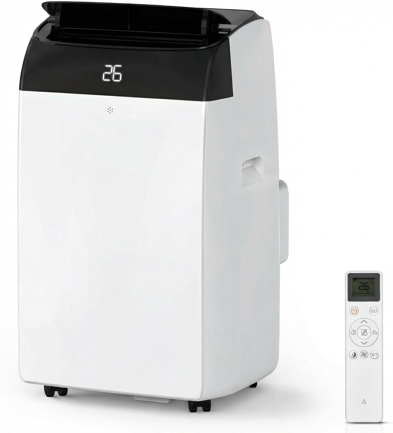 GarveeMore Aire Acondicionado Portátil 10000 BTU TCL 3 en 1 Frío Ventilador y Deshumidificador Clase A+ Enfriamiento Rápido 2930W Control Remoto Hogar Oficina Negro