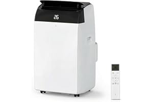 GarveeMore Aire Acondicionado Portátil 10000 BTU TCL 3 en 1 Frío Ventilador y Deshumidificador Clase A+ Enfriamiento Rápido 2930W Control Remoto Hogar Oficina Negro