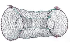 SUNATURE Oulensy Noir Double entrée 30x55cm Piège de Filet pour la Grenouille crevettes Crawfish Homard