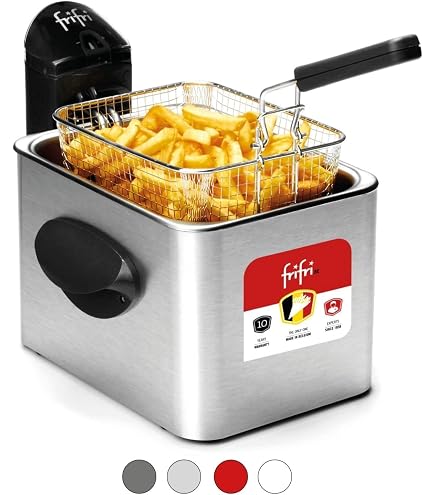 Friteuse Frifri 1948 - 4,5L, 1,5kg Frites, 3200W - Inox - Autonome