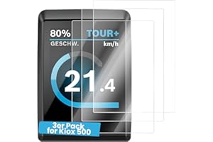 Besudo 3 Stück Displayschutzfolie für Kiox 500 Display aus Gehärtetem Glas - Kiox 500 Displayschutz Schuzfolie, Schutz gegen Wasser&Kratzer, 9H Härte, HD-Klare Displayschutzfolie