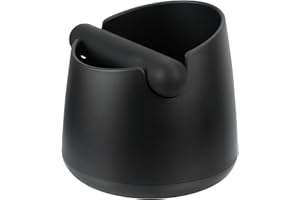 JINZEYOU Coffee Knock Box, Coffee Grounds Container, Espresso Grounds Bin Knock Box, Barista Coffee Grind Bin Knock Out Box with Removable Metal Knock Bar & Non-Slip Base, Coffee Machine Accessories