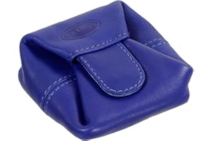 LEDERSHOP24 Branco Mini-bourse Porte-monnaie en cuir 6,5 cm