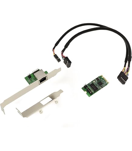 KALEA-INFORMATIQUE Carte M.2 NGFF E A Key Gigabit Ethernet Intel I210 10/100/1000Mbps