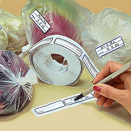 Geschenke mit Namen 200 piece deep-freeze labels weiß