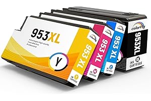 COLORFLY 953XL Neuester Chip 953 XL Multipack Cartuchos de Impresora Compatible para HP 953 953XL para HP Officejet Pro 8710 7740 7720 8210 8720 7730 8218 8715 8718 8725