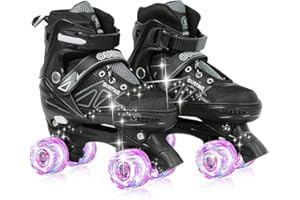 SUPFINE Patins à roulettes Réglables pour Enfants