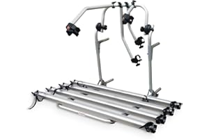 FABBRI Portabicicletas trasero para autocaravana Bici OK Camper 4 bicicletas/2 conducción eléctrica.