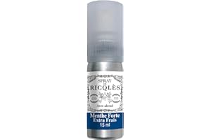 RICQLÈS RICQLES -SPRAY BUCCAL À LA MENTHE AVEC ALCOOL- Spray buccal- Haleine fraîche- Menthe forte- Atomiseur de poche 15ml