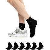 Dayco Socks Premium Yazlık Siyah Renk Dikişsiz Erkek Bambu Yarım Kon&ccedil; &Ccedil;orap 6'lı Set 41-45