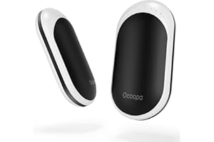 OCOOPA Scaldamani Ricaricabile USB, Power Bank 5200mAh, Riscaldatore Elettrico Tascabile, Riutilizzabile, Portatile, Terapia Calore,per Il Raynaud, Bel Regalo per Cacciatori, Giocatori di Golf