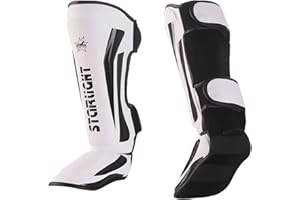 Chaoyilian Shin Instep Protection,ProtèGe Tibias Boxe Mixte,Enfant ProtèGe Tibia Pied Boxe,Shin Instep Guard pour Boxe Protection,Comfort,RéSistant à l'usure,pour Kickboxing Muay Thai D’EntraîNement