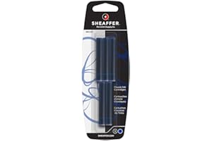Sheaffer Skrip - Cartuchos de tinta para pluma estilográfica, azul - 5 unidades