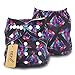 iZiv(TM) Newborn Organic Infant Waterproof/Adjustable/Reusable/Washable Pocket Cloth Diaper Fit Babies 0-3 Years(Diamond)