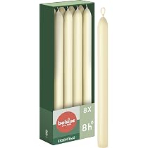 Bolsius Lot de 4 bougies pilier - Ivoire - 15 x 6 cm - Bougies Bolsius Lot de 4 bougies pilier - Ivoire - 15 x 6 cm - Bougies