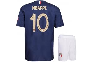 Frankrike Fotbollströja Mbappe Hemma - 2024-2026 - Barn och Vuxna - Pojkar - Fotbollsutrustning - Fotbollspresenter - Sport-T